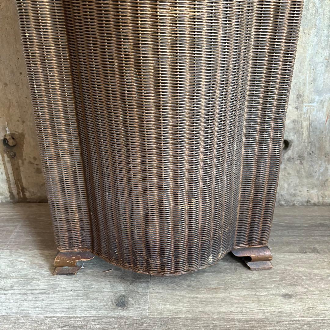 LLOYD ROOM ヴィンテージ ガラストップ　リネンボックス　バスケット