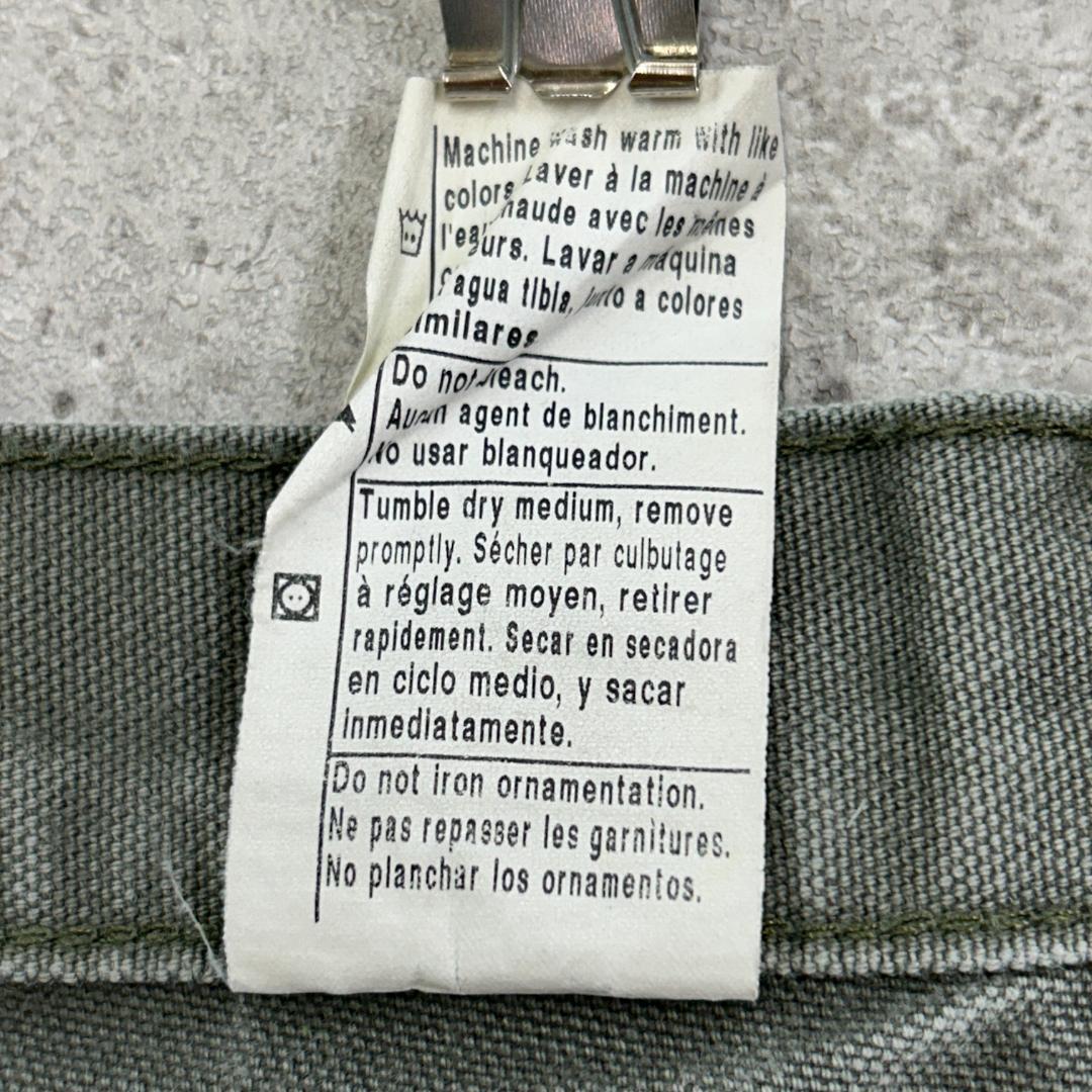 ゆ*こ様 カーハート　ダック　ペインターパンツ　MOS　雰囲気抜群　古着　グリー