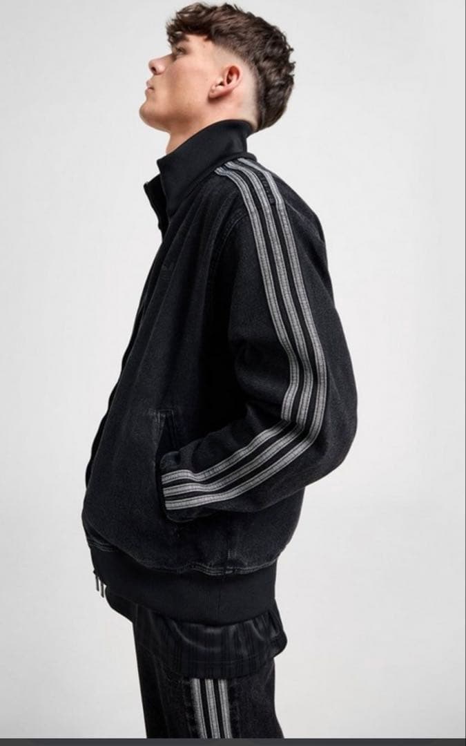 アディカラー デニム ファイヤーバード トラックトップ L