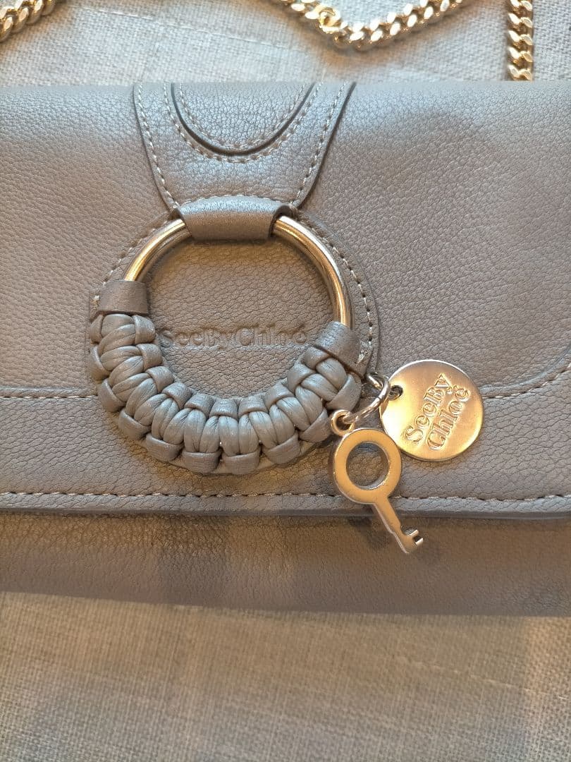 シーバイクロエ SeeByChloé 長財布 チェーンウォレット