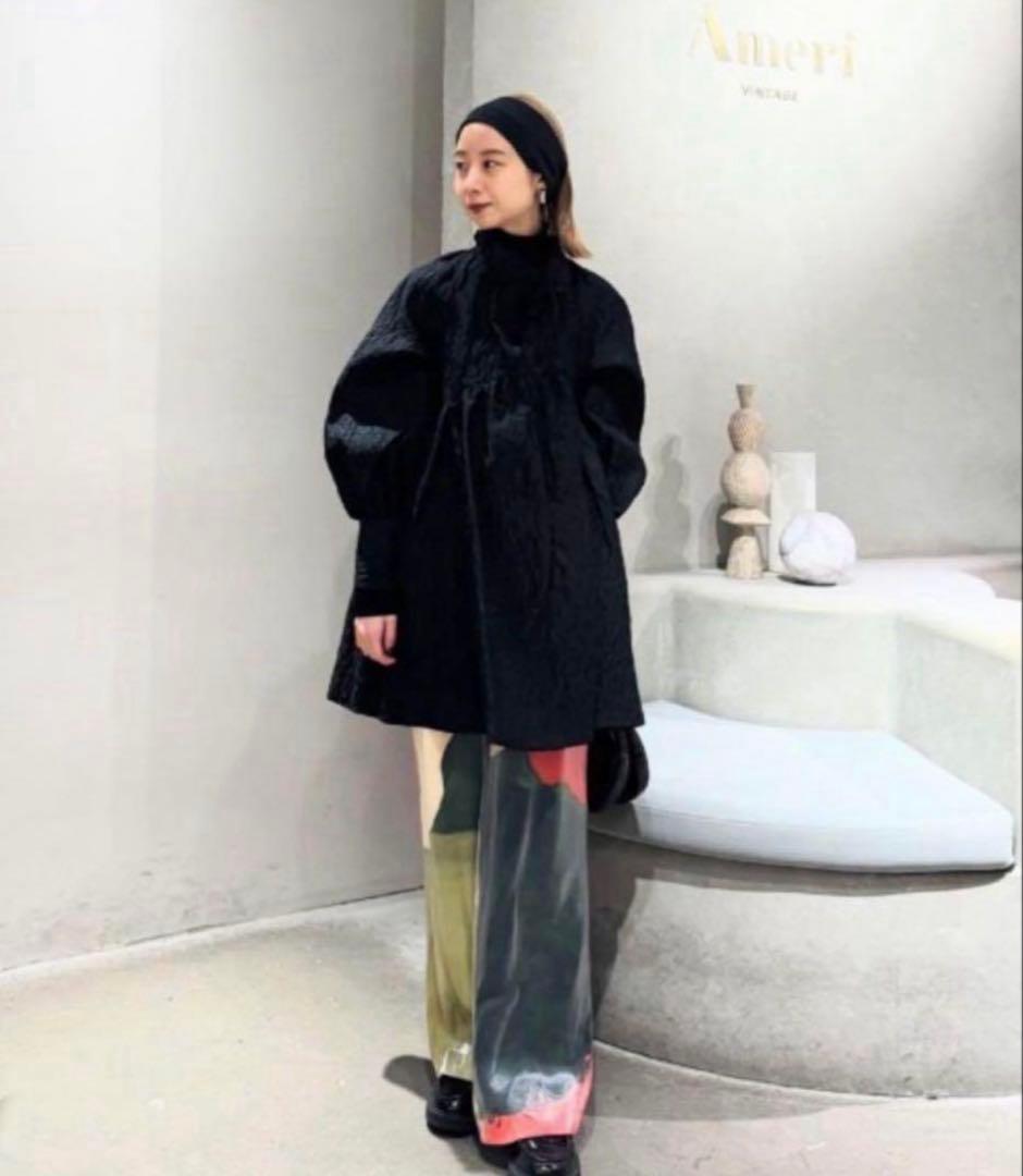 トップス AMERI BUMPY VOLUME MINI DRESS