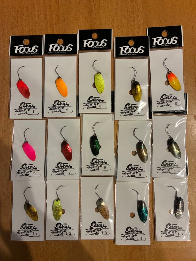 FOCUS フォーカス Sway 1.7ｇ 全色15色アソート