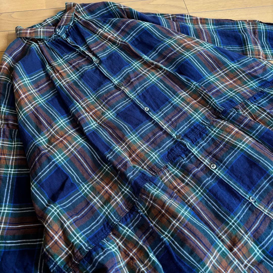 ICHI Antiquites リネンタータンシャツドレス ワンピース サイズF