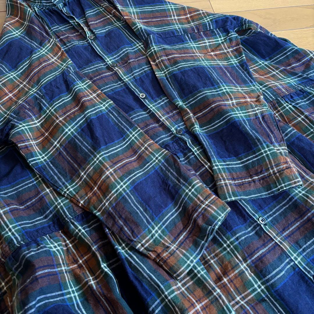 ICHI Antiquites リネンタータンシャツドレス ワンピース サイズF