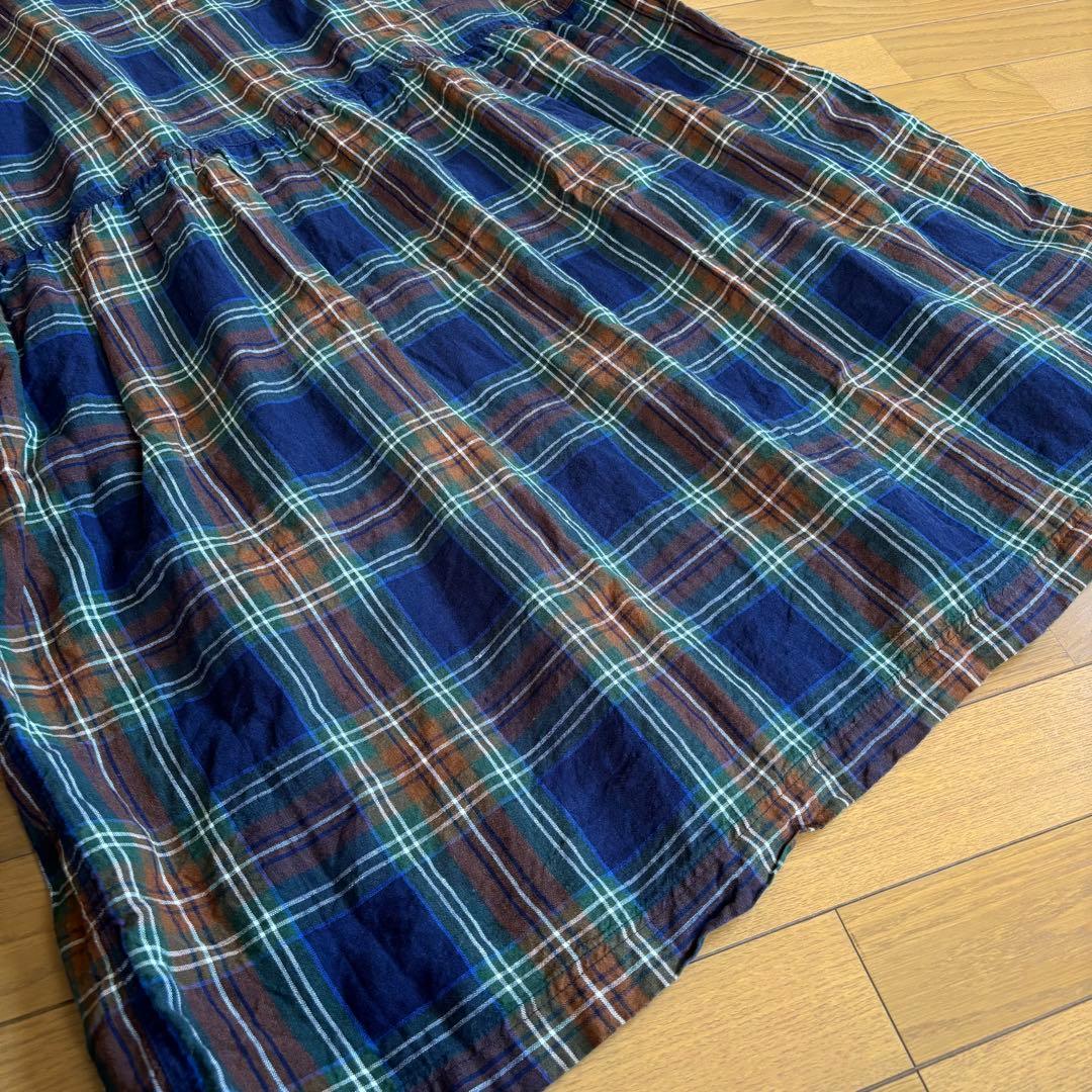 ICHI Antiquites リネンタータンシャツドレス ワンピース サイズF