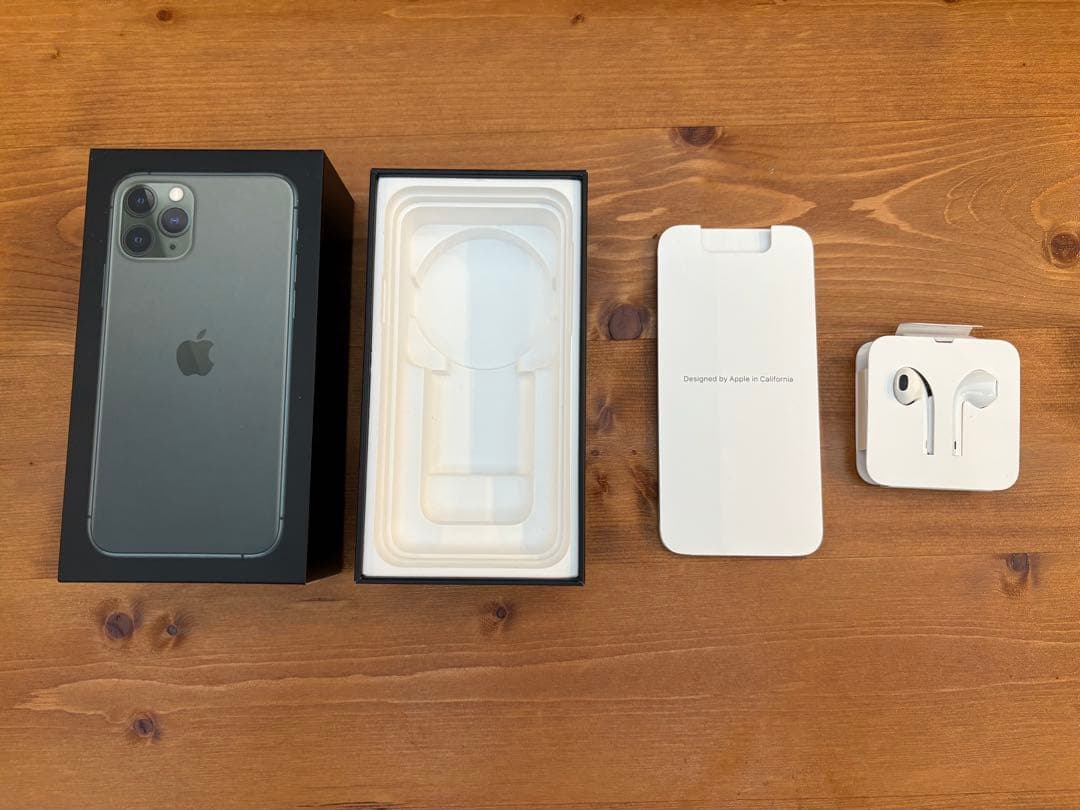 【美品】iPhone11pro 256GB SIMフリー ミッドナイトグリーン