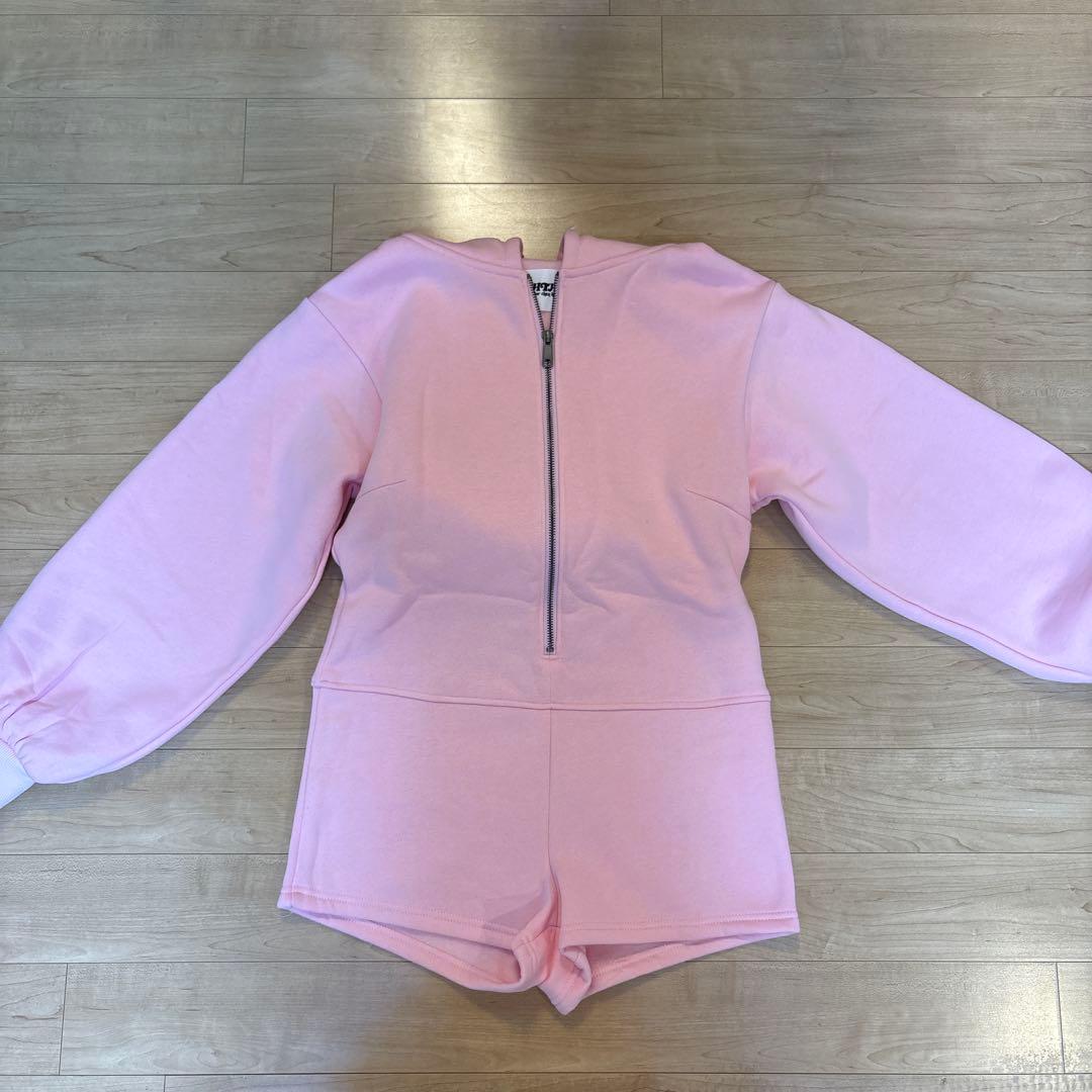 HTHsweat hood romper HTHロンパース美品