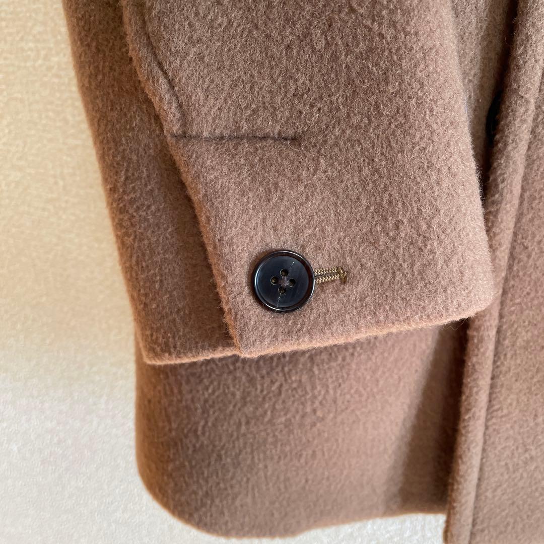 TICCA ティッカ　ショート ピーコート　フリーサイズ　キャメル