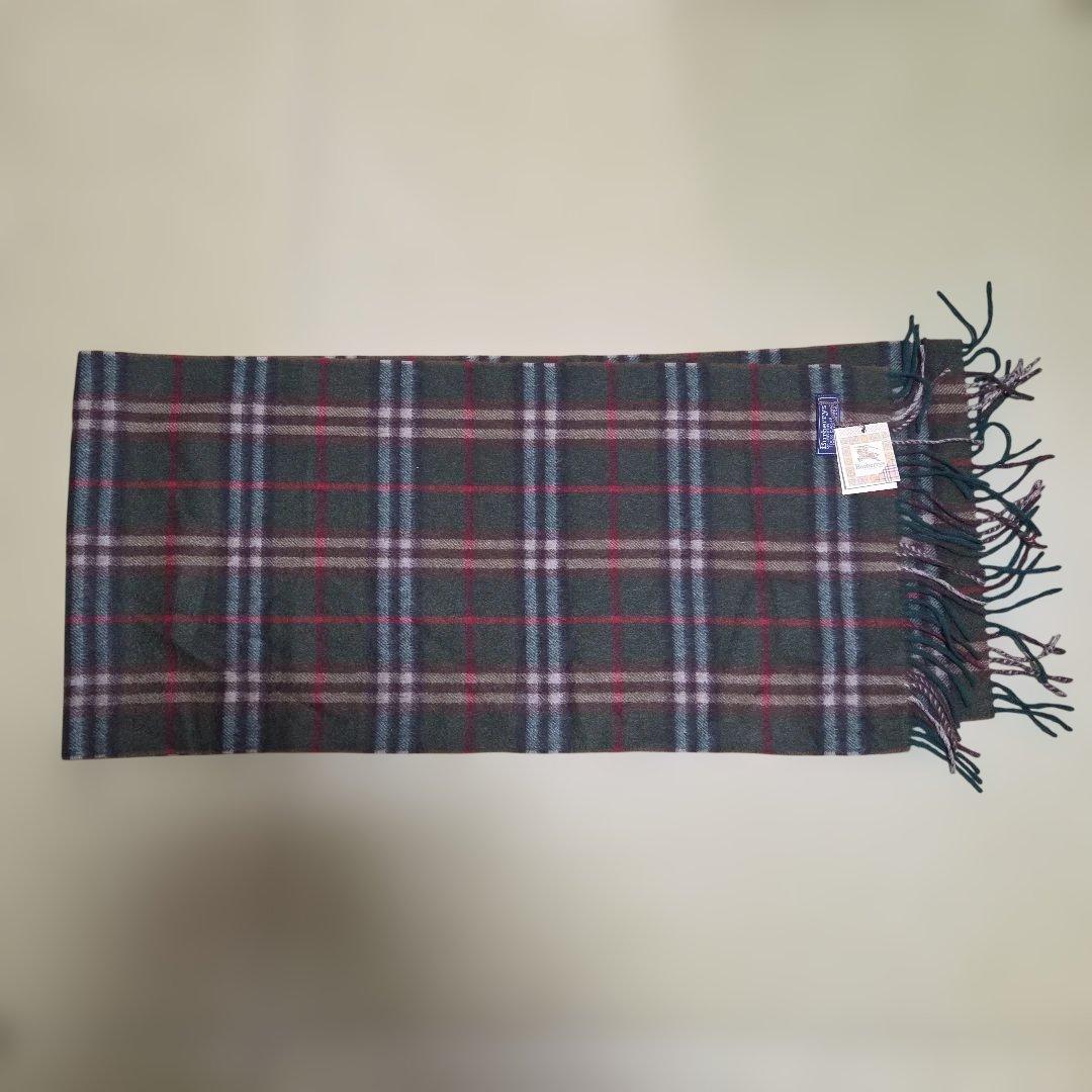 BURBERRY カシミア100% ノバチェック マフラー タグ付