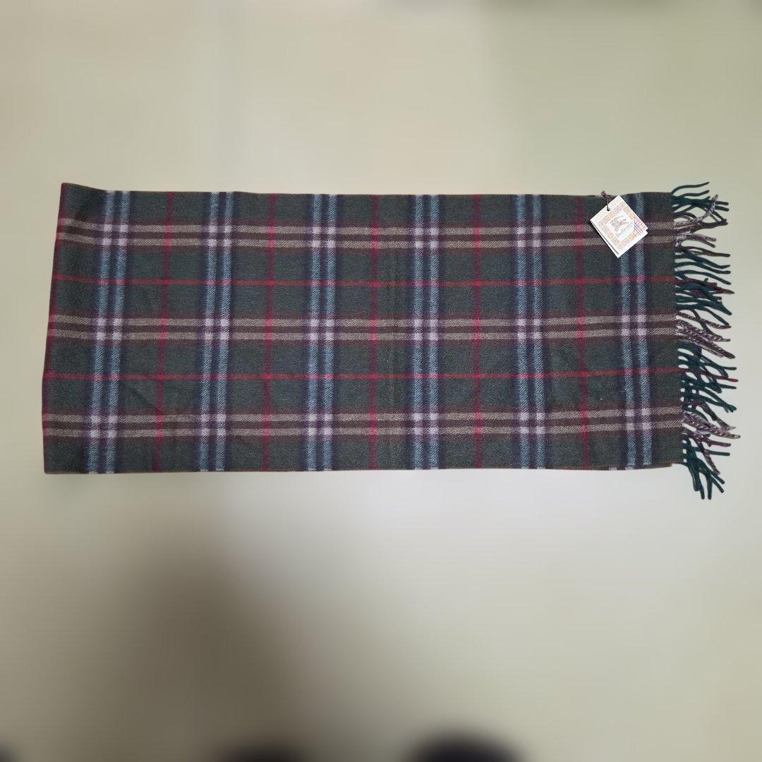 BURBERRY カシミア100% ノバチェック マフラー タグ付