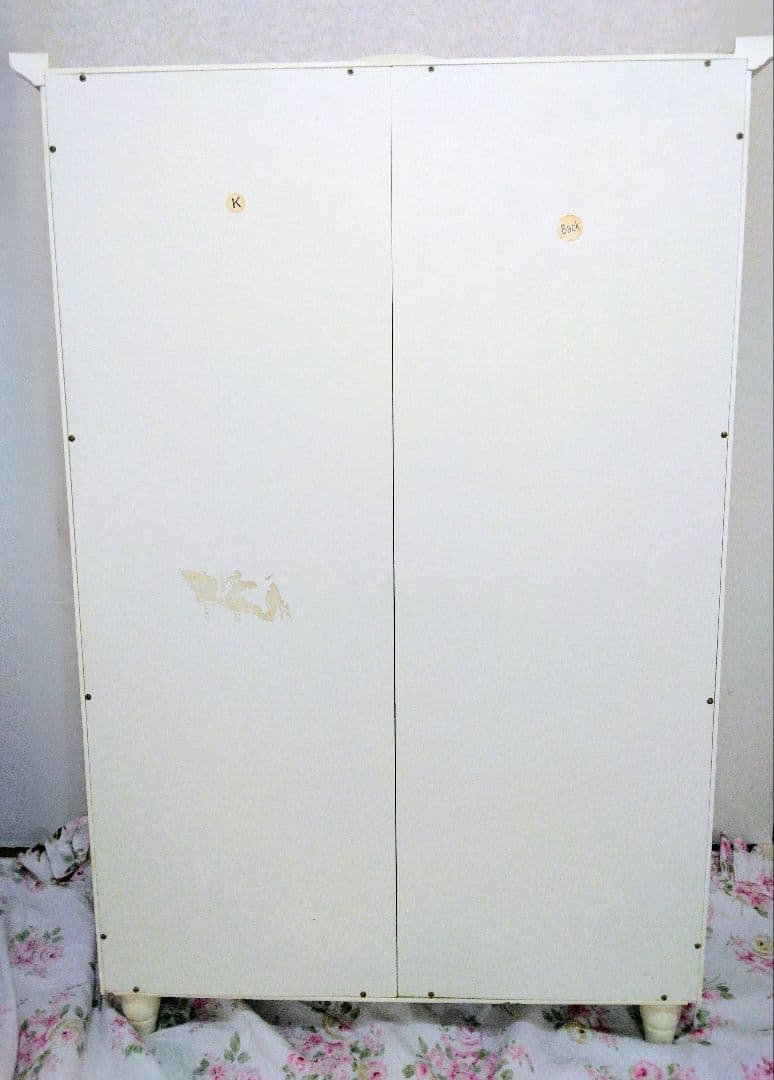 シャビーシック キャビネット 収納棚 アメリカ購入品 送料込み