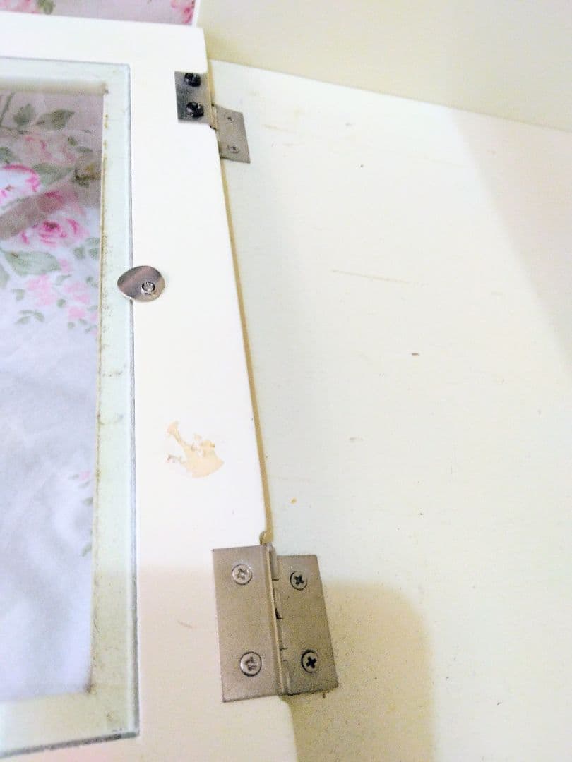 シャビーシック キャビネット 収納棚 アメリカ購入品 送料込み