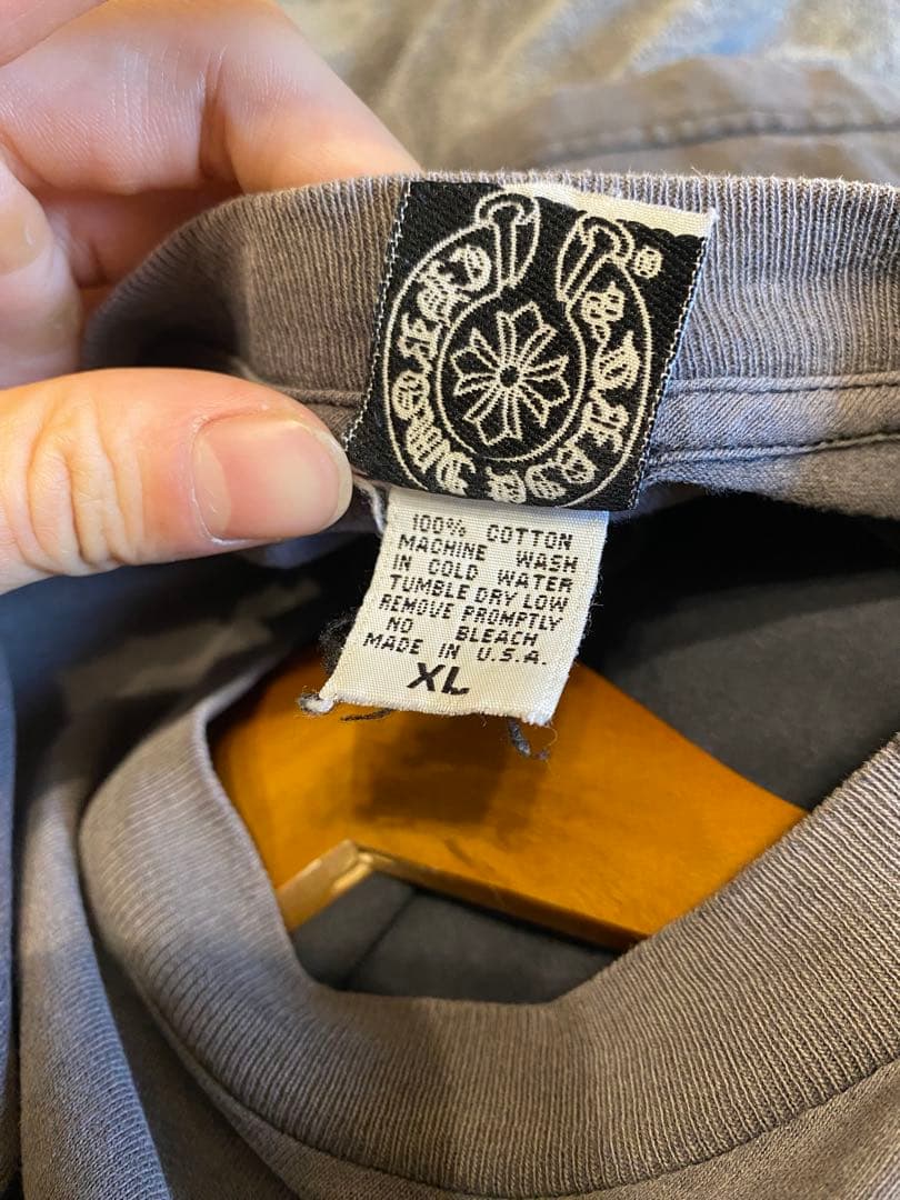 1990's usa製 Old Chrome Hearts 鬼フェード ロンT