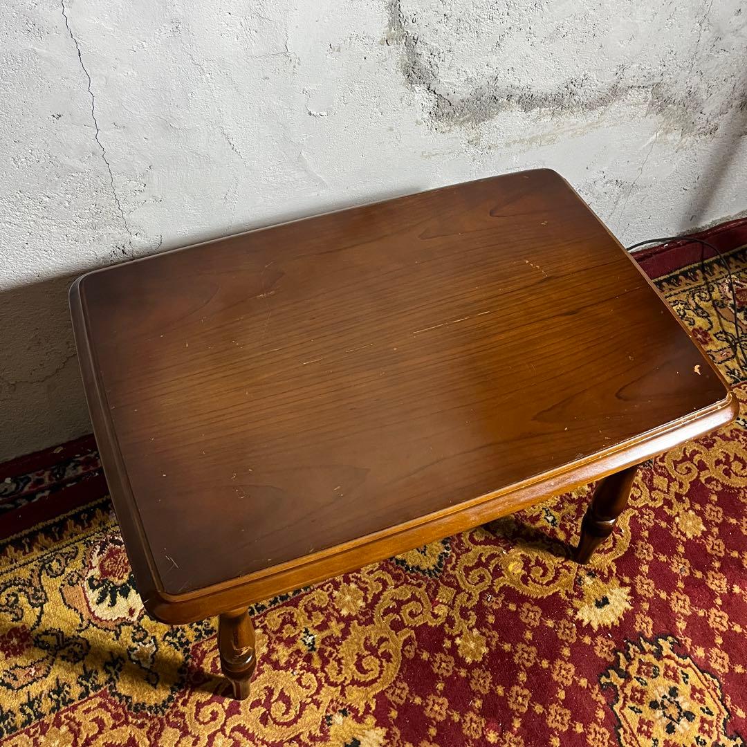 【カリモク】 コロニアル サイドテーブル TC200JK ビンテージ 木製