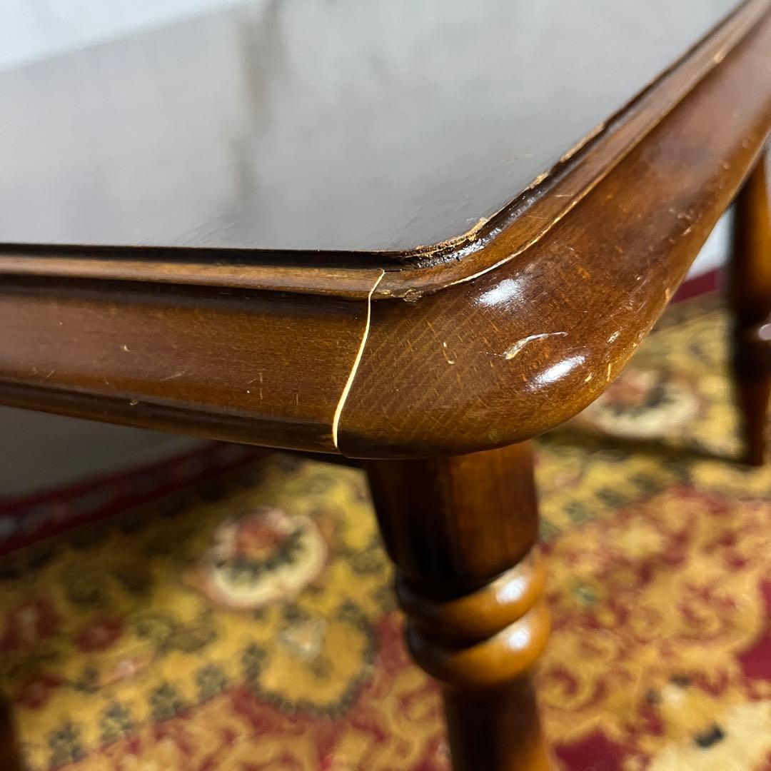 【カリモク】 コロニアル サイドテーブル TC200JK ビンテージ 木製