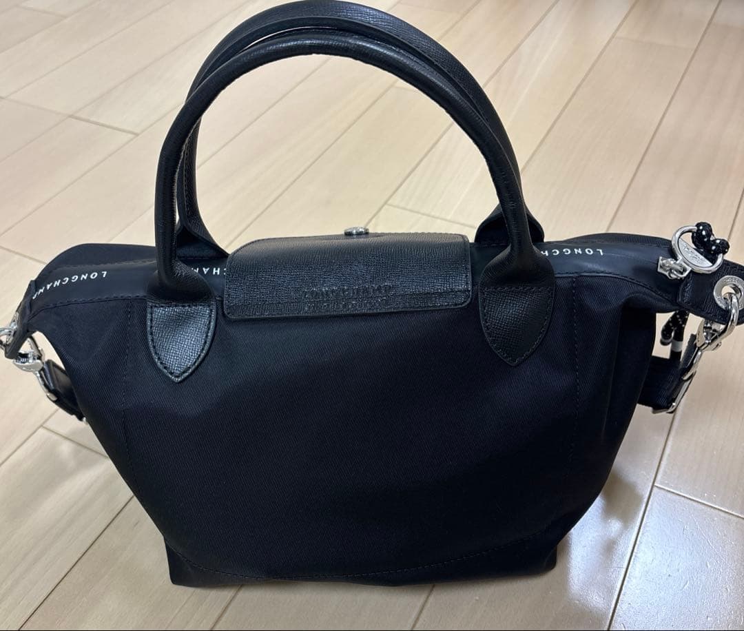 LONGCHAMP ブラック トートバッグ1512
