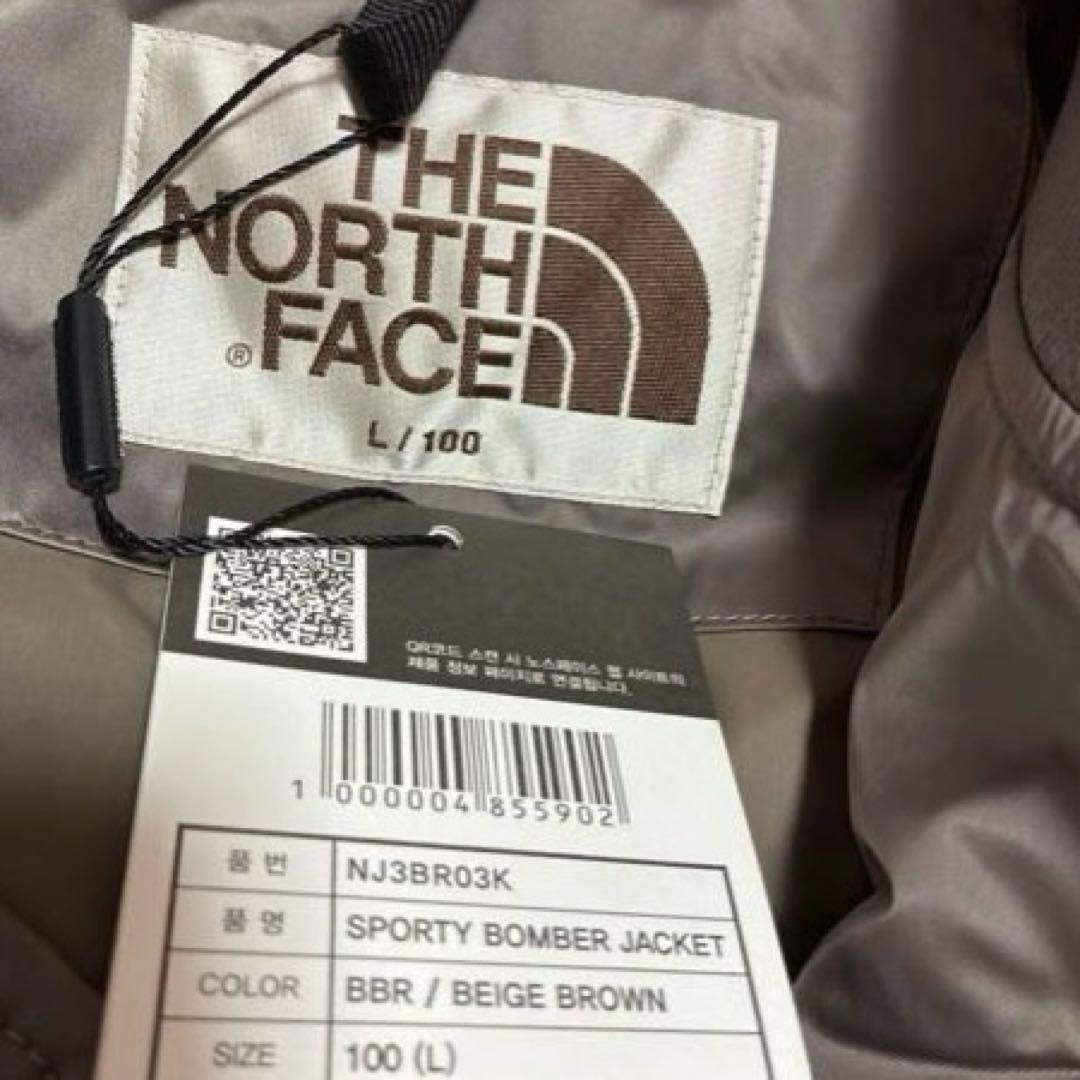 新品未使用　韓国正規品　ノースフェイス　スポーティー　ボンバー ジャケット　L