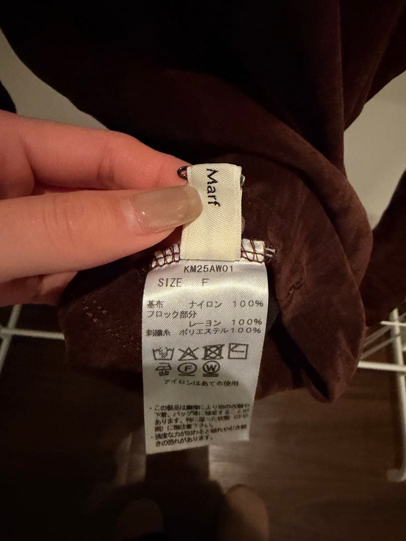 トップス knuth marf sheer velour top