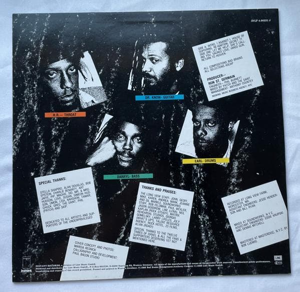 邦楽 Bad Brains I Against I & Rock For Light