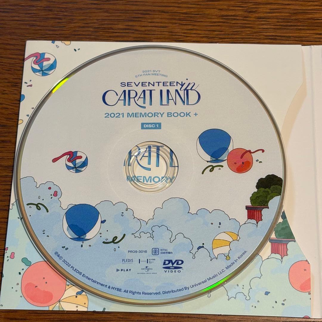 ミュージック seventeen CARAT LAND 2021 memory book
