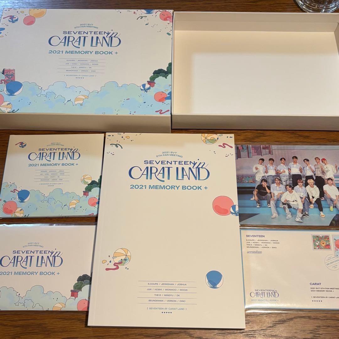 ミュージック seventeen CARAT LAND 2021 memory book