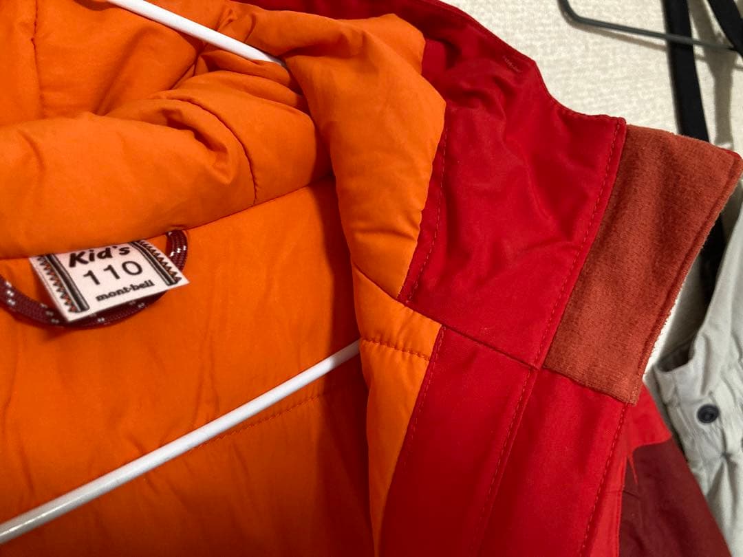 良品　110 mont-bell 子供用 スキーウェアセット 上下