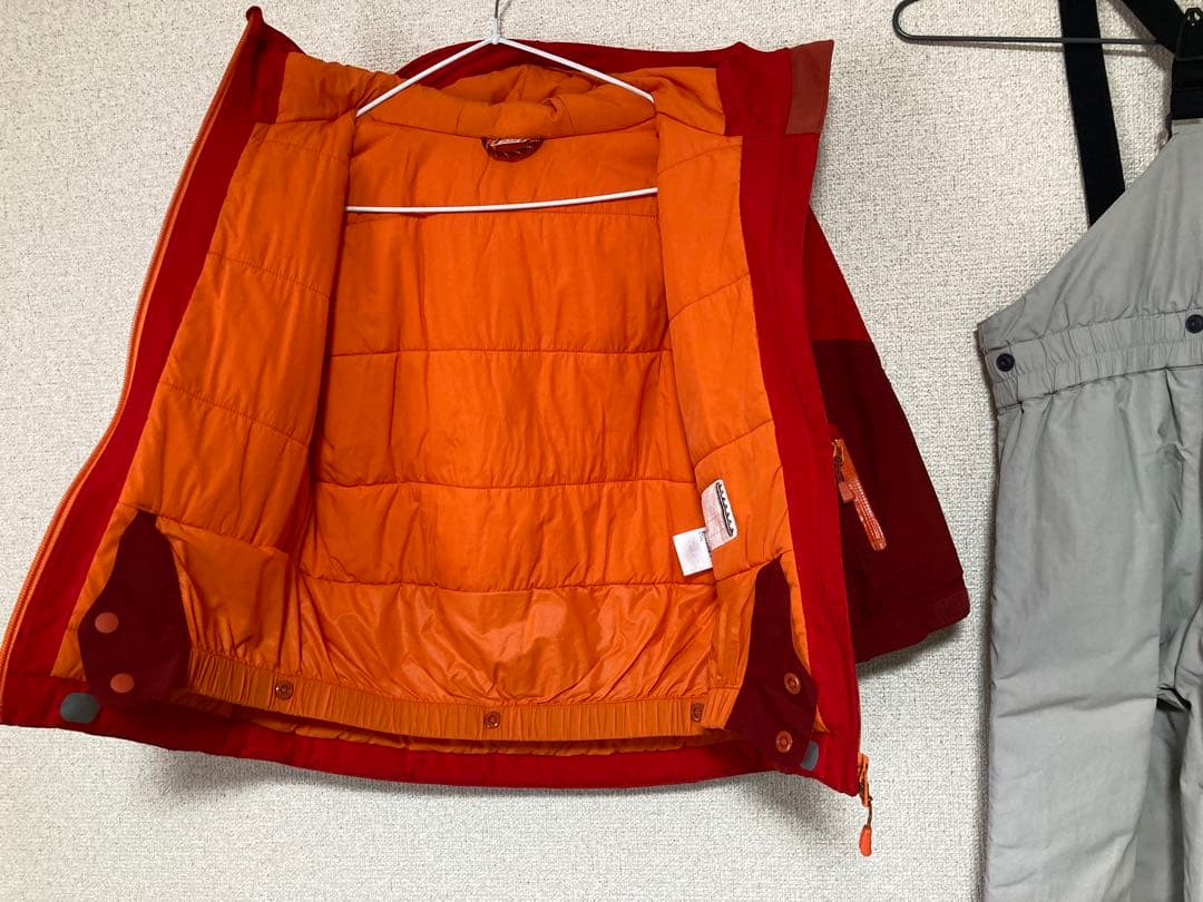 良品　110 mont-bell 子供用 スキーウェアセット 上下