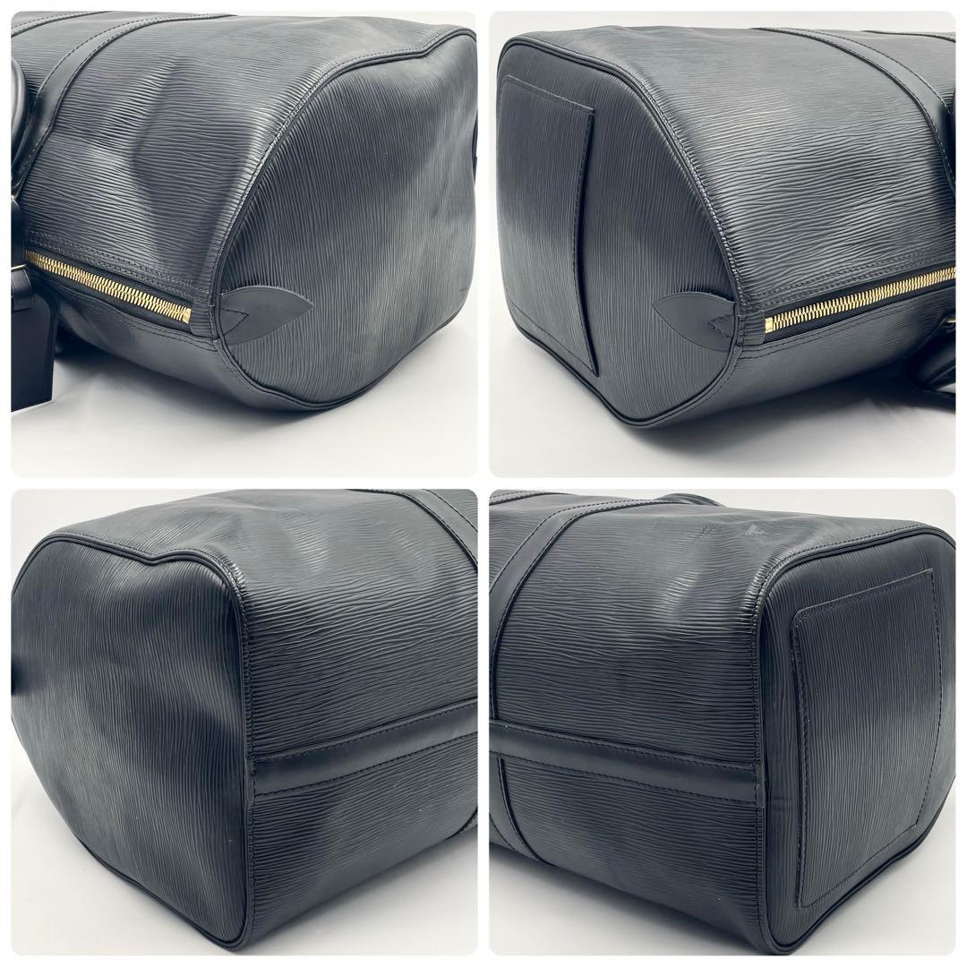 【極美品】ルイヴィトン キーポル45 ボストンバッグ エピ ブラックM59152