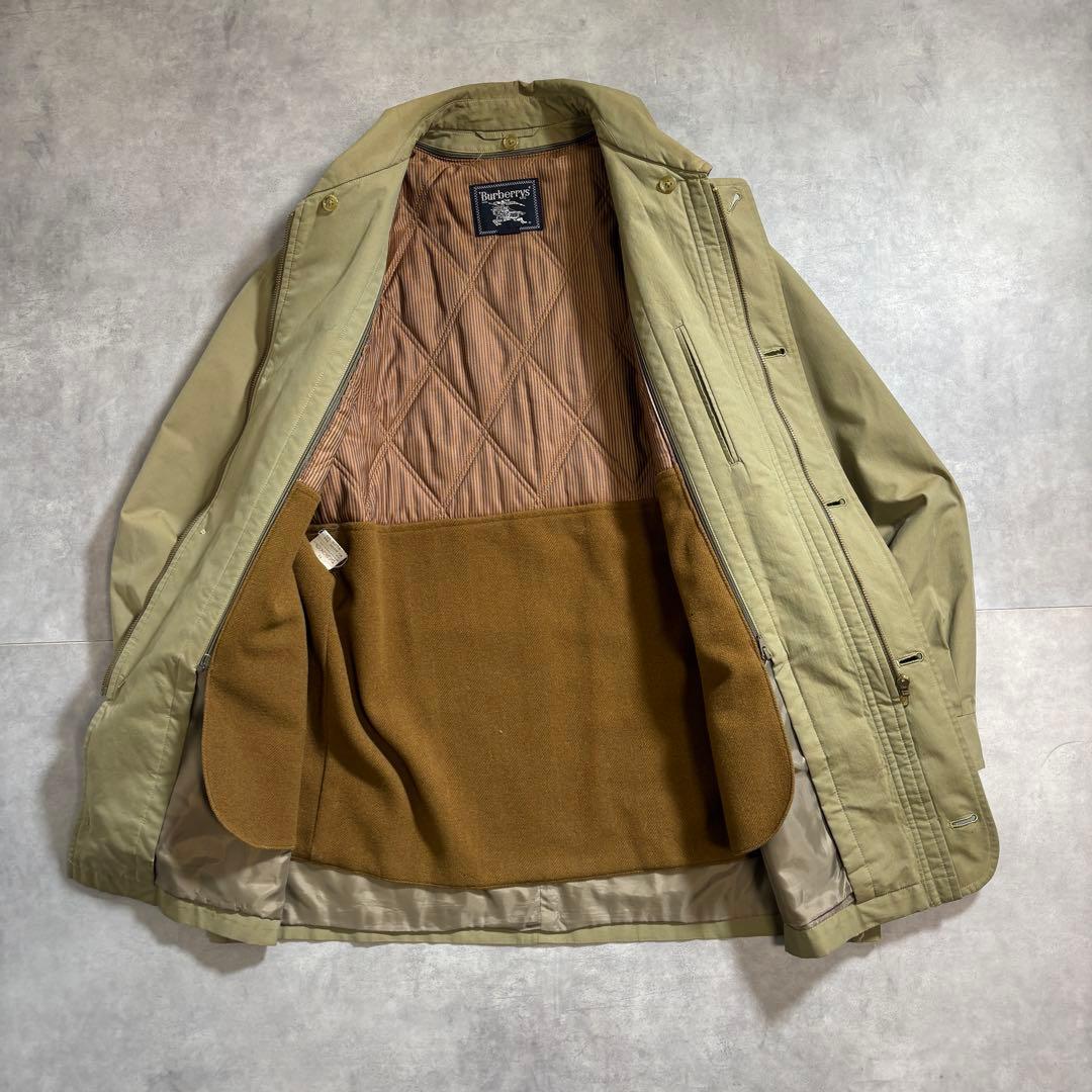 古着 90s BURBERRY ハーフコート フィールドジャケット ハンティング