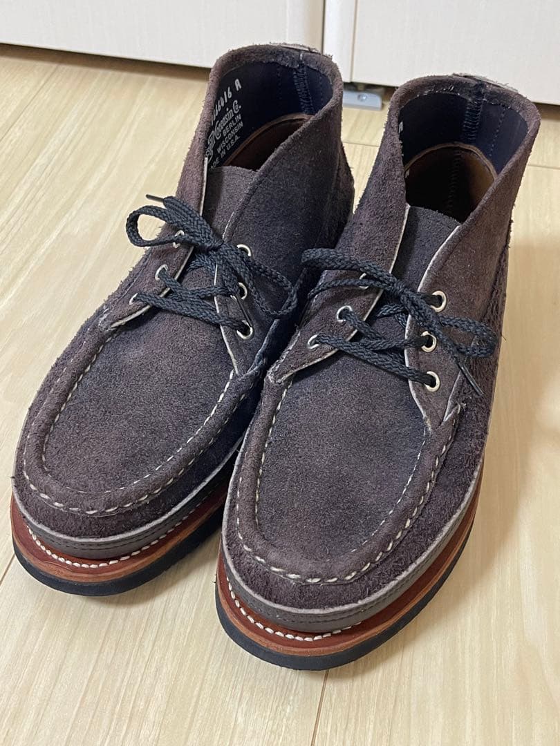 ラッセルモカシン Foober別注　チャッカブーツ　トリプルヴァンプ　US7.5