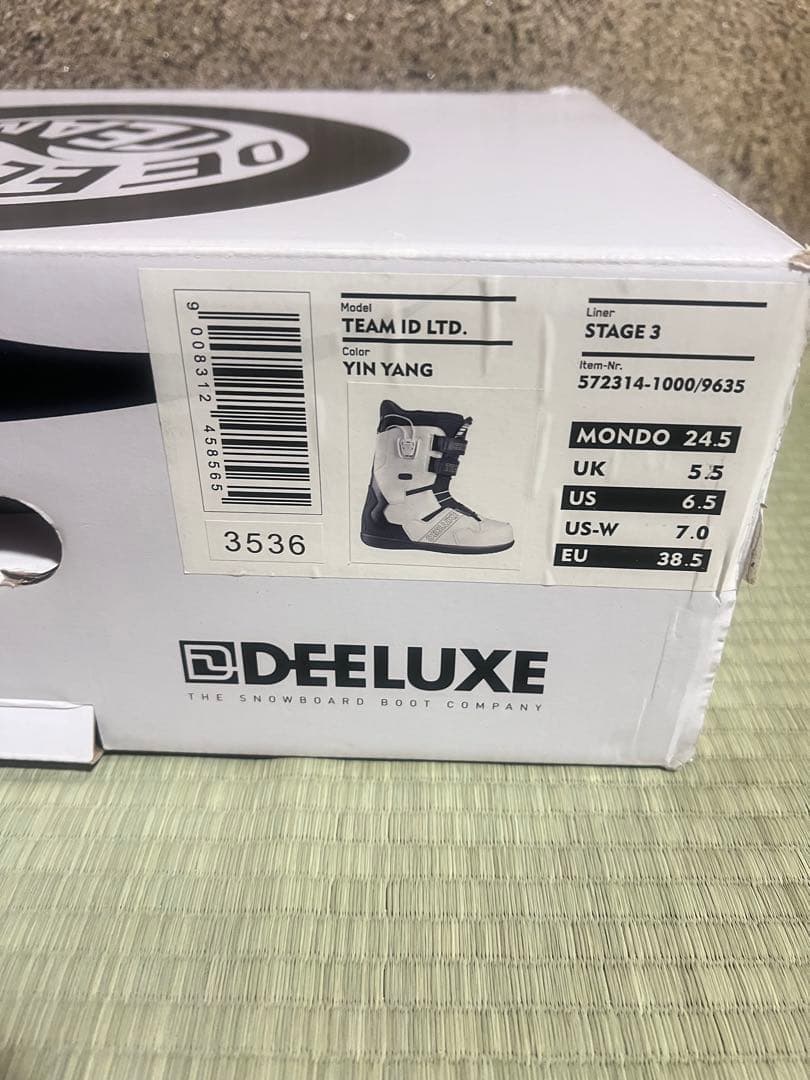極美品DEELUXE TEAM ID LTD スノーボードブーツ 24.5cm