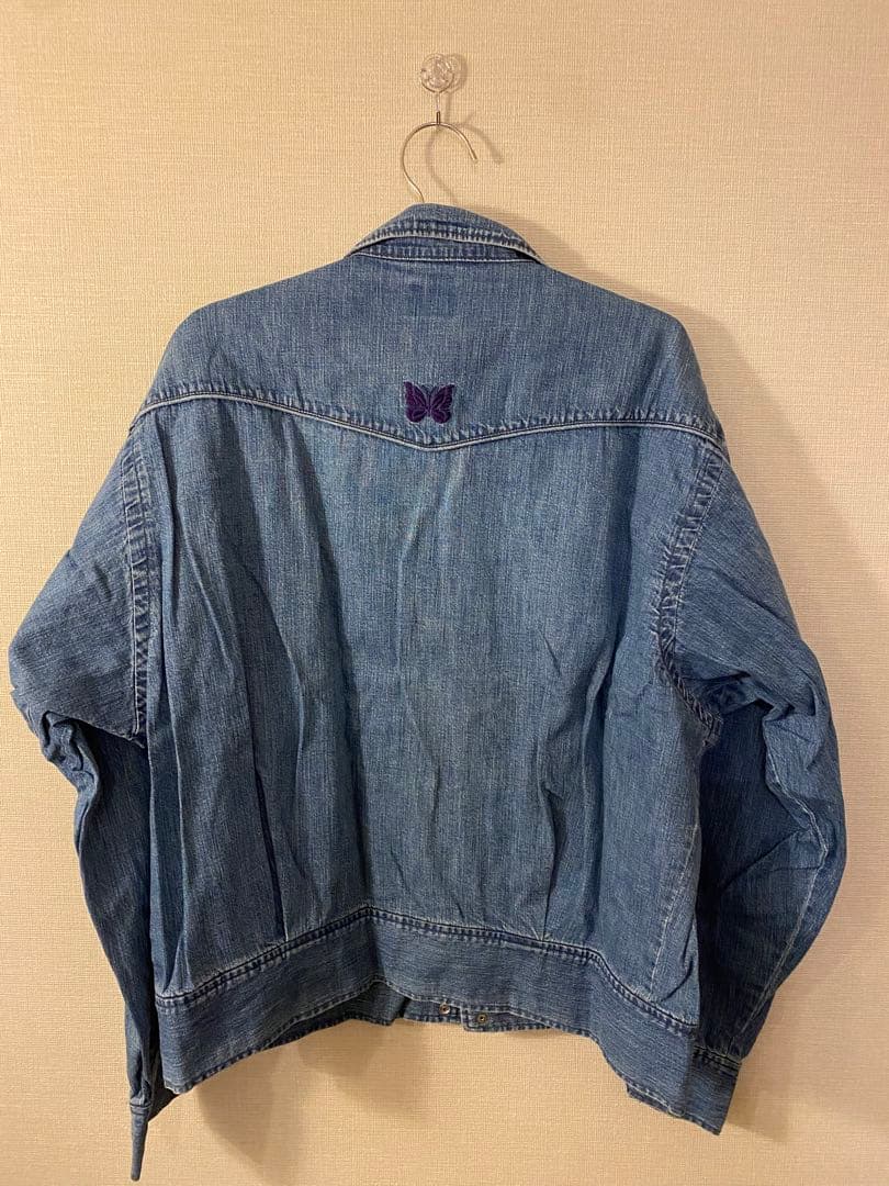 Needles デニムジャケット XL 蝶刺繍