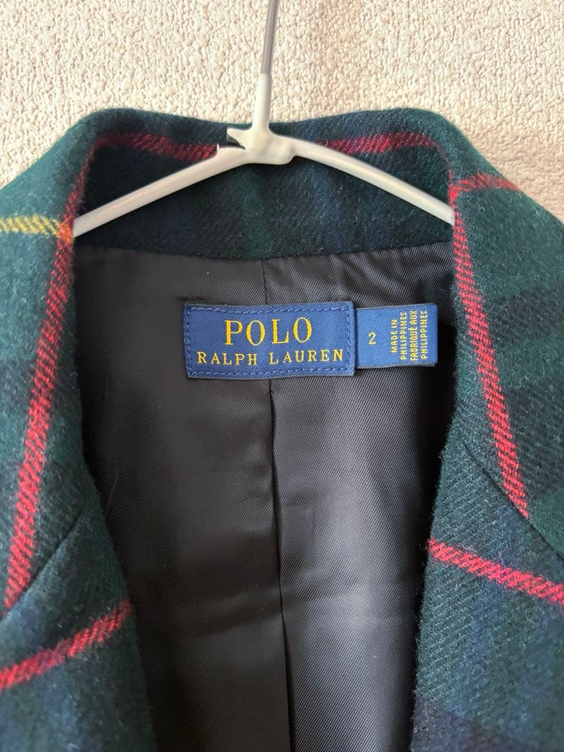 美品　ラルフローレン　タータンチェック　ブラックウォッチ　ウール　ジャケット