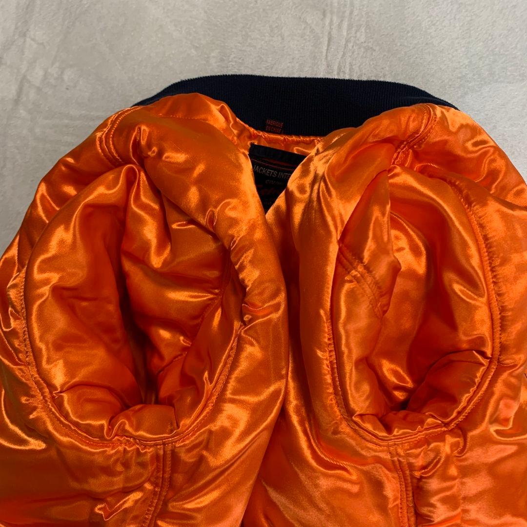 1/19まで【美品】Schott フライトジャケット MA-1 ネイビー XS