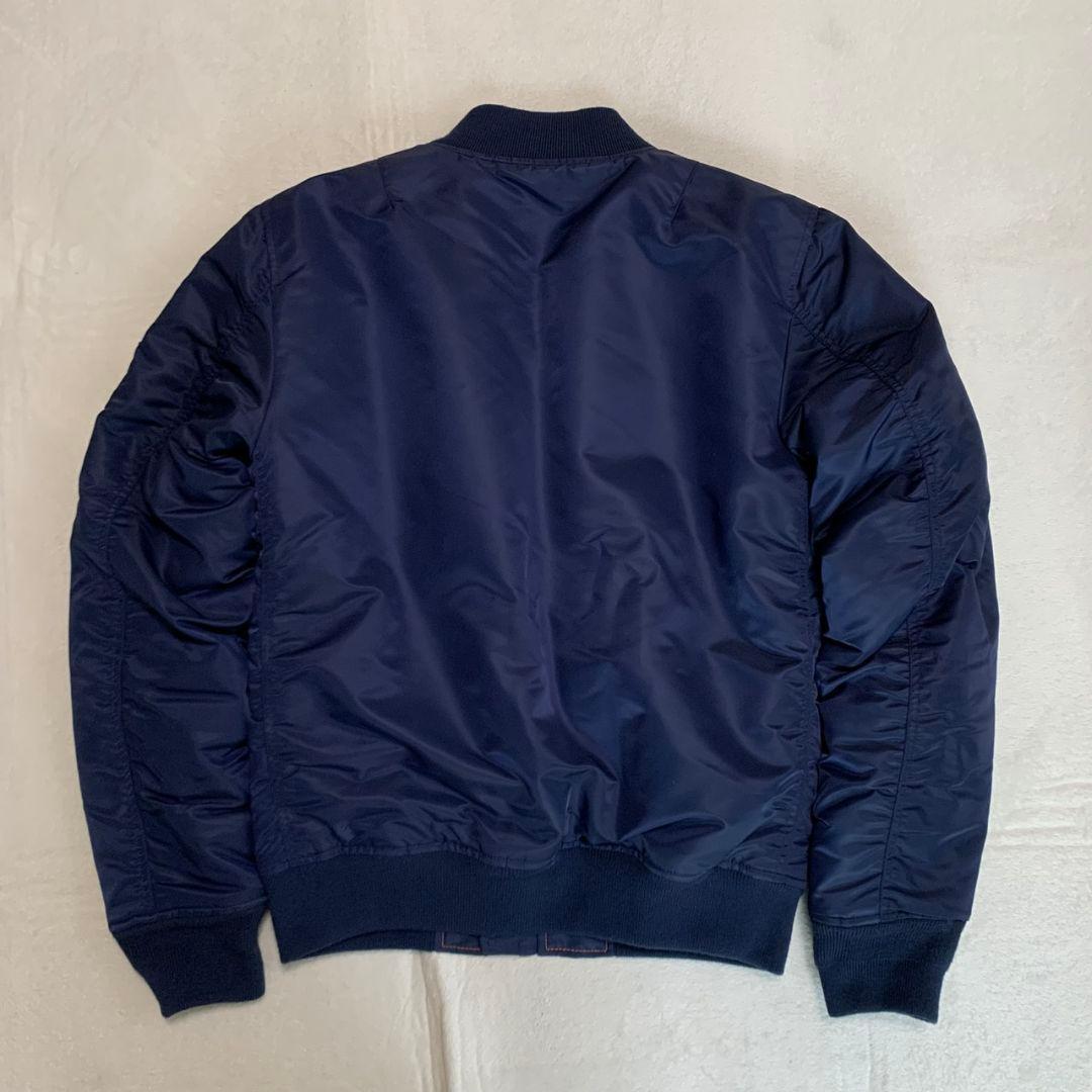 1/19まで【美品】Schott フライトジャケット MA-1 ネイビー XS