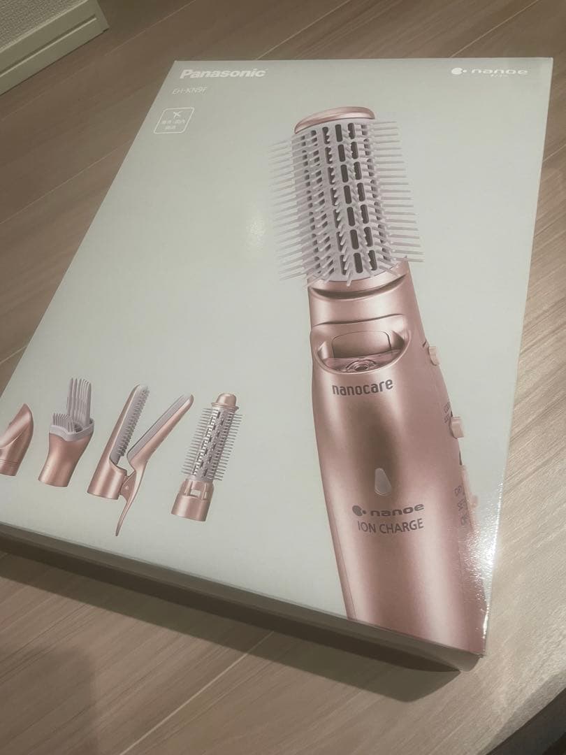 【新品】パナソニック くるくるドライヤー ナノケア EH-KN9F 海外対応
