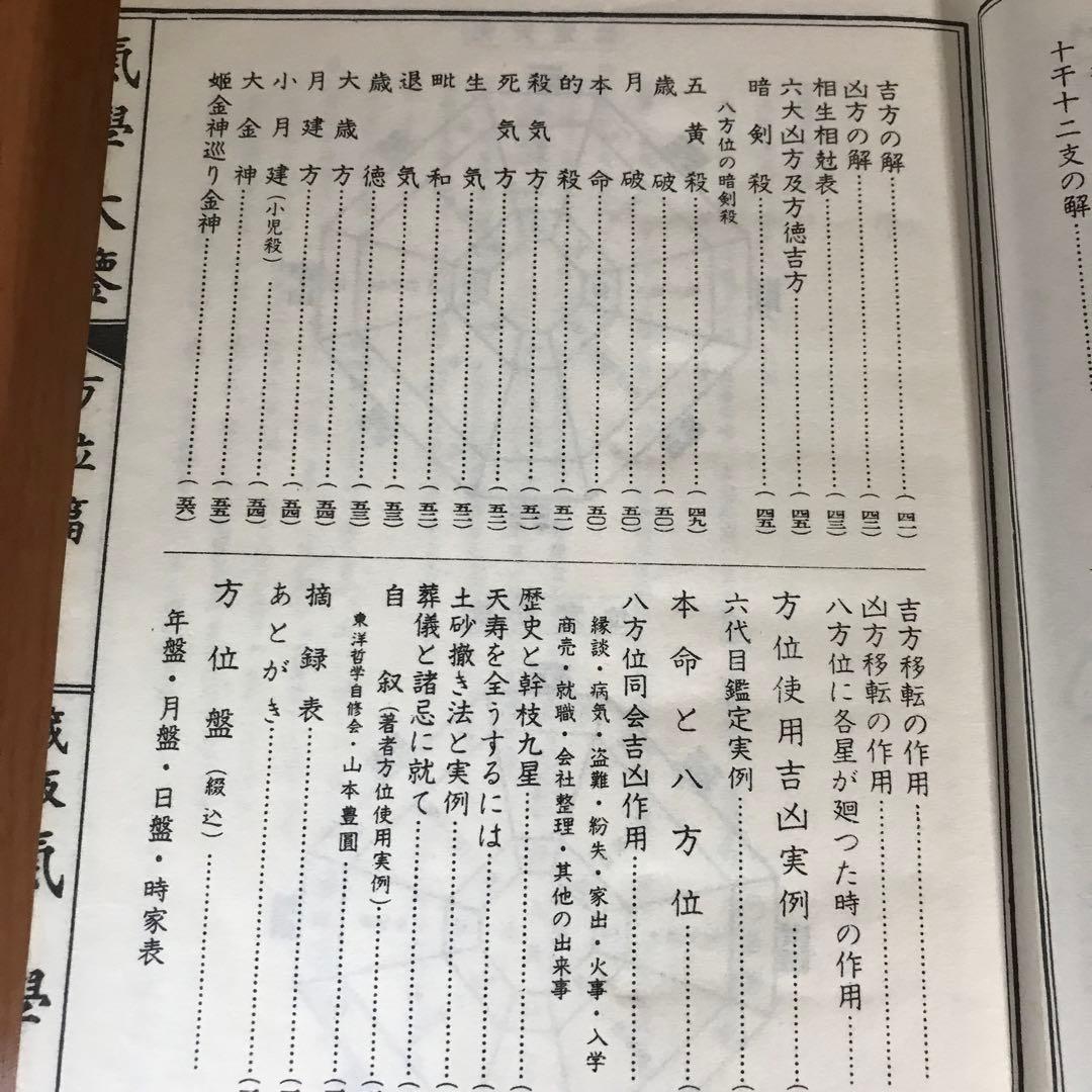 氣學大鑑　方位編