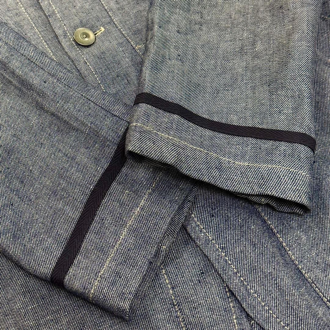 Nigel Cabourn AUTHENTICリネンデニムジャケット50 UK製