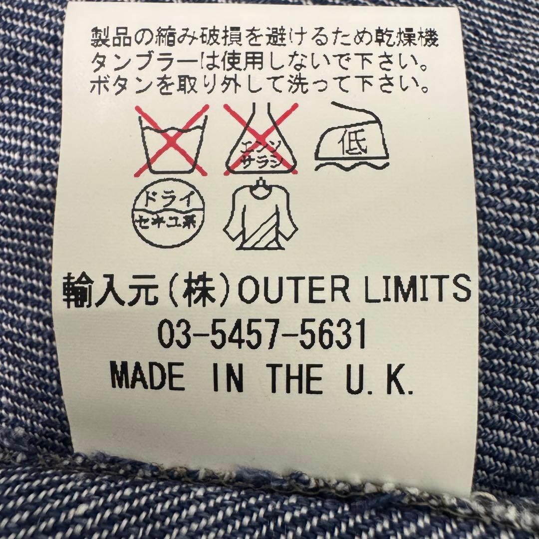 Nigel Cabourn AUTHENTICリネンデニムジャケット50 UK製