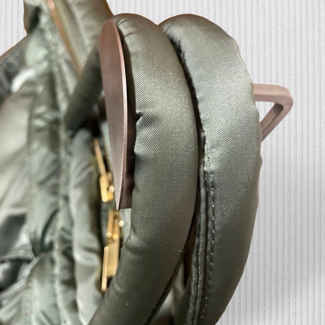 未使用級 旧型セージグリーン ポータータンカー2WAY特大ブリーフケース旅行