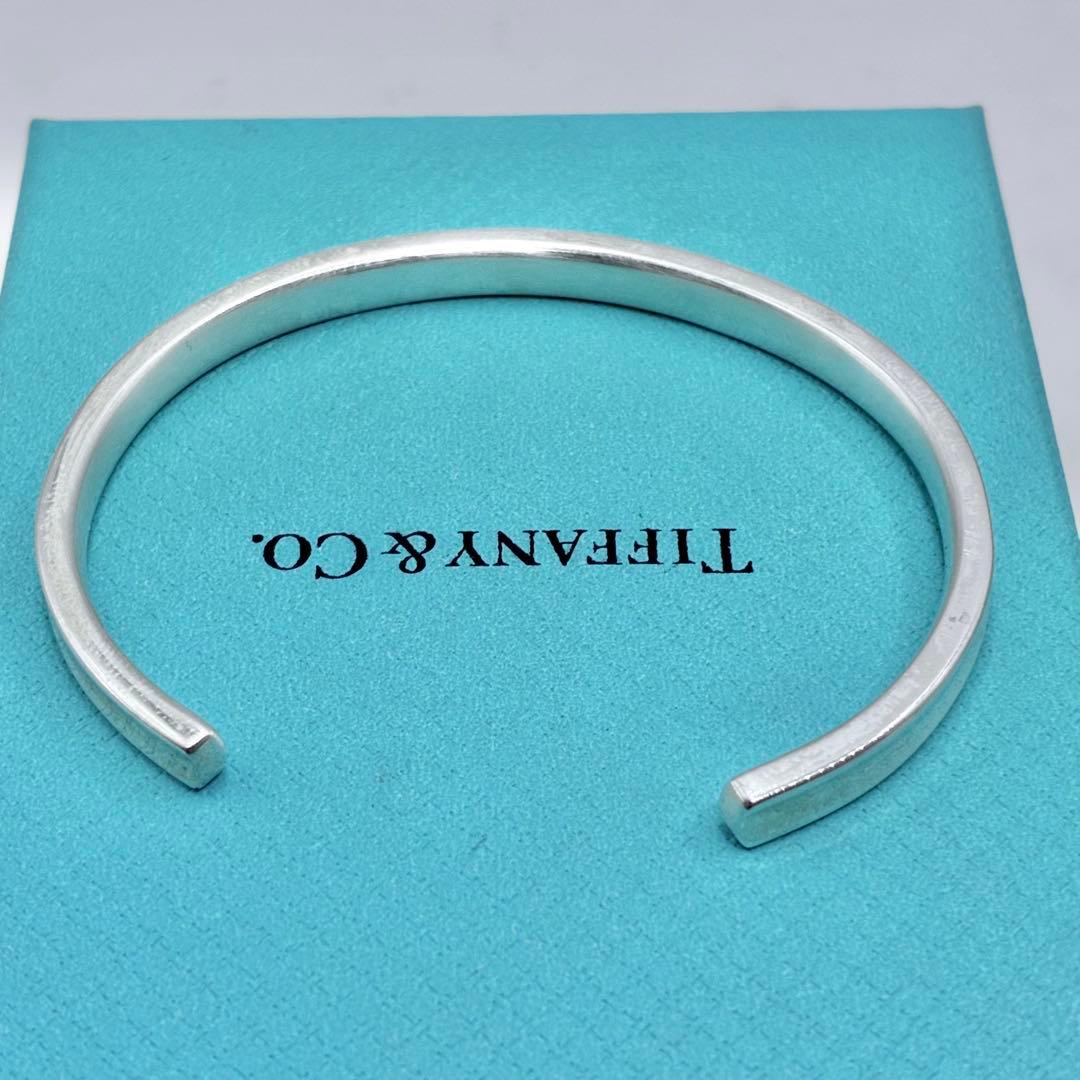 ティファニー　1837　ナロー　カフ　バングル　スリム　腕周り16.5cm
