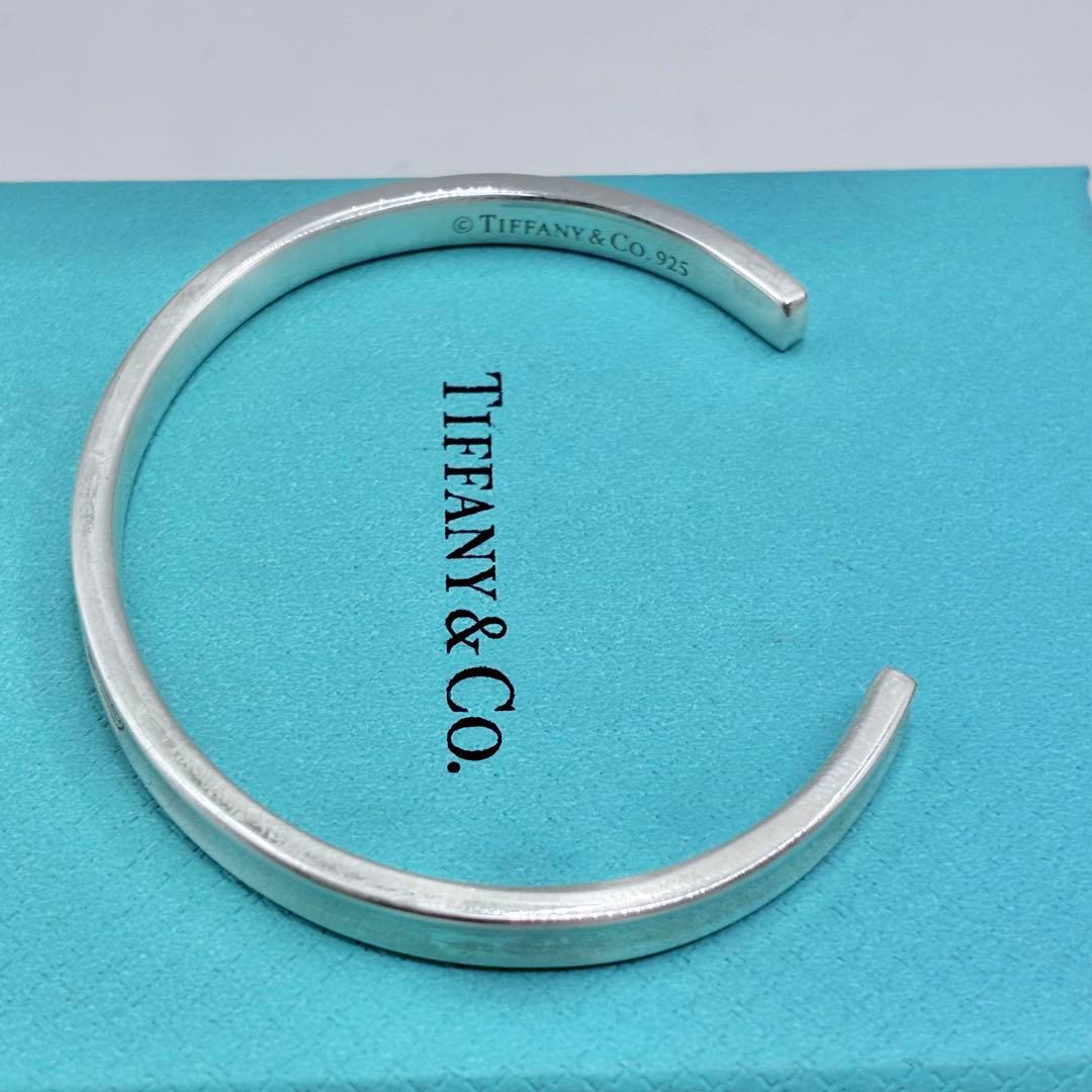 ティファニー　1837　ナロー　カフ　バングル　スリム　腕周り16.5cm