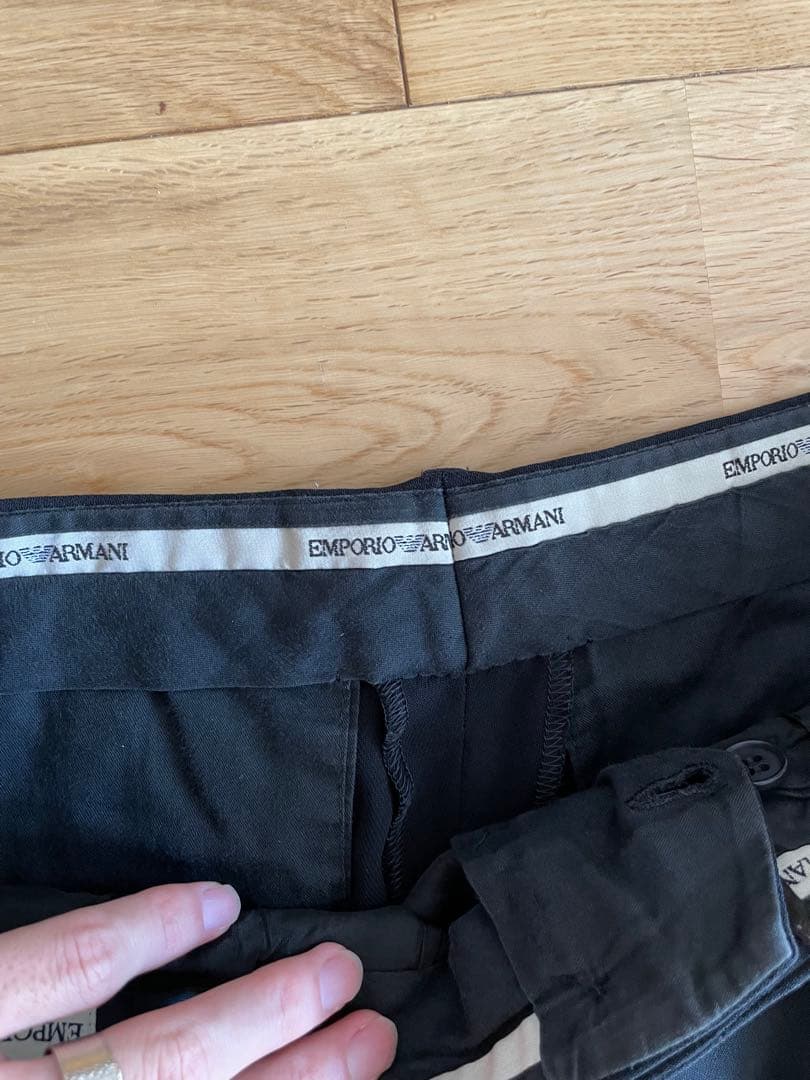 Emporio Armani セットアップ ブラック 54 XL