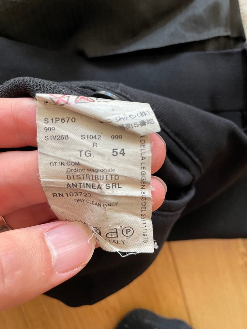 Emporio Armani セットアップ ブラック 54 XL