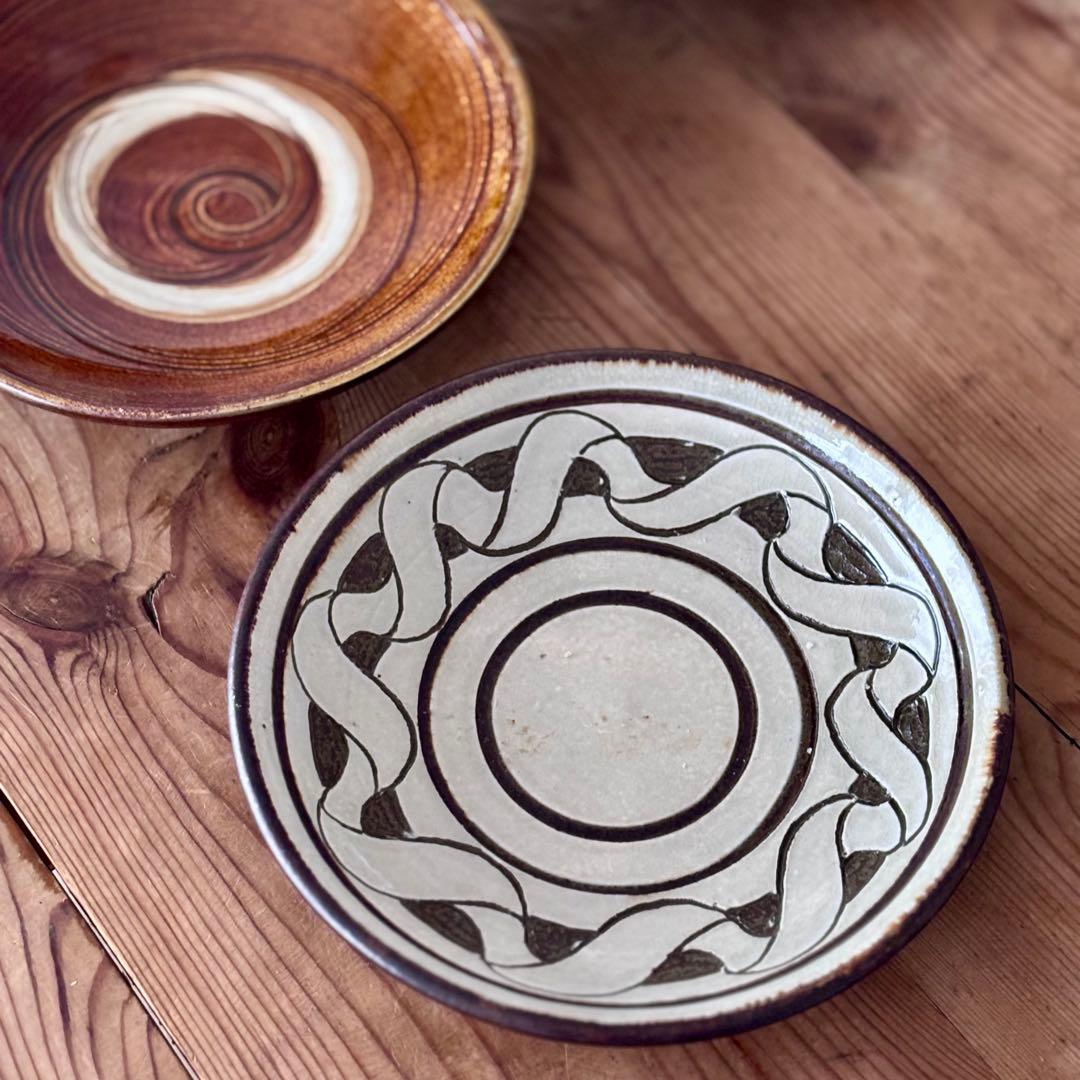 3枚セット 小代焼ふもと窯 / 井上尚之 小鹿田焼