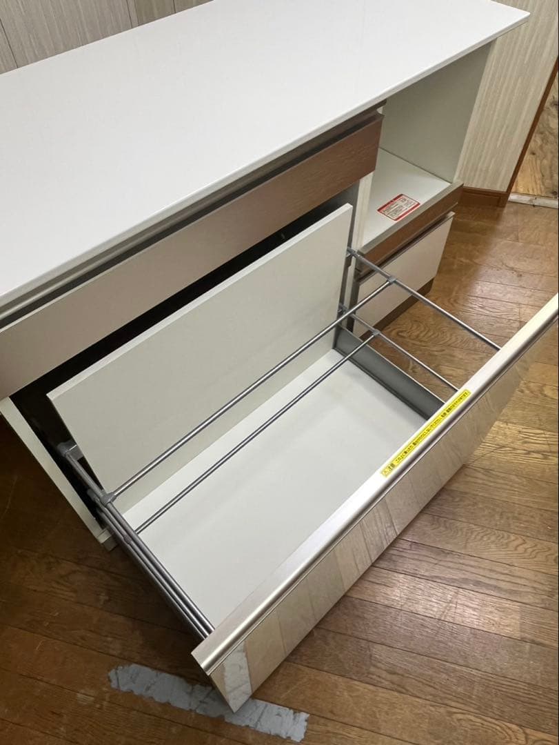 綾野製作所 キッチンカウンター キッチンボード レンジボード ソフトクローズ