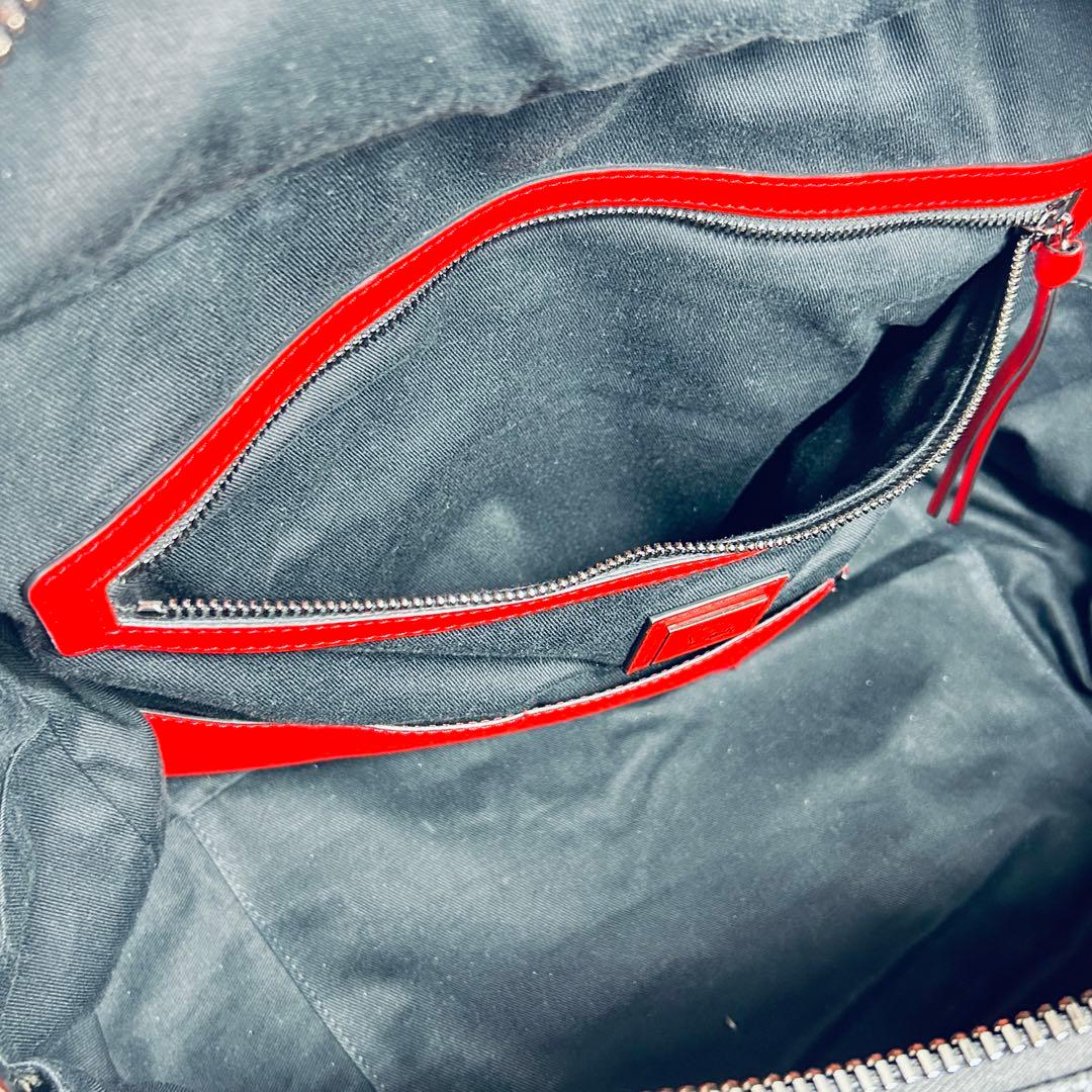 ☆極美品☆ クリスチャンルブタン ボストンバッグ シボ