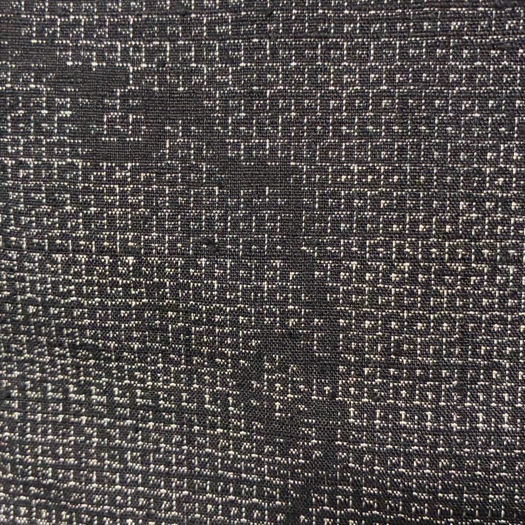 D219 本場結城紬　雪輪　花　正絹　着物　袷