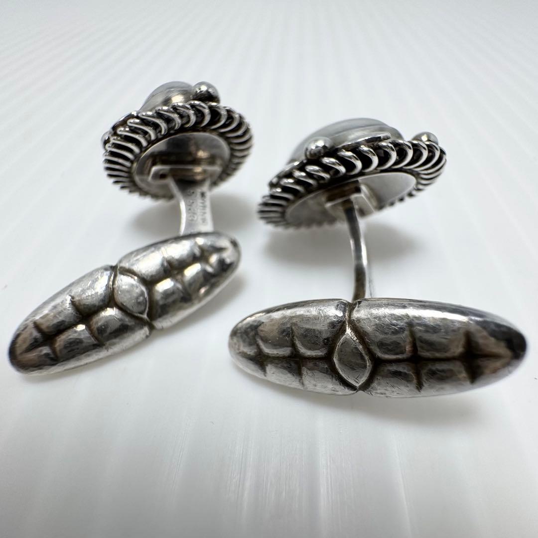 正規品   925 17 カフスボタン SILVER