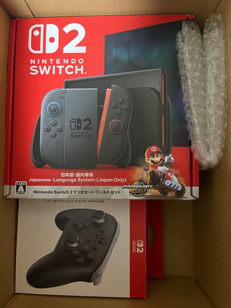ニンテンドースイッチ2 マリオカートワールドセット　プロコンセット